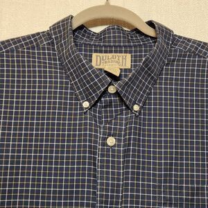 Duluth Long Sleeve Button Down Collared Blue Checkered 2XL Cotton